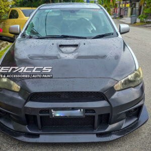 BETTER FITMENT Lancer EvoX hood for Mitsubishi lancer Inspira with removable vents scoop like ORI