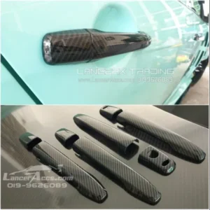 Carbon-Door-Handle-Cover-Antiscratch-for-Mitsubishi-Lancer-Proton-Inspira