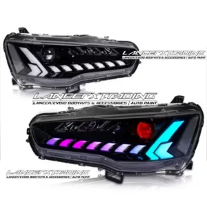 DragonScale Led Headlamp Mitsubishi Lancer GT Proton Inspira Evo10 EvoX Fully LED