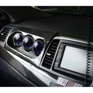 Lancer Evo10 Inspira IMPORT Carbon Fiber Triple Meter Cover ori CF Not Local