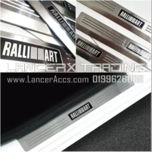 RalliArt Door Step plate protection Mitsubishi Lancer Inspira Evo10