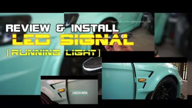 Stylish LED Signal sidemarker Running light for Mitsubishi Lancer Inspira Evo10 RARE ITEM