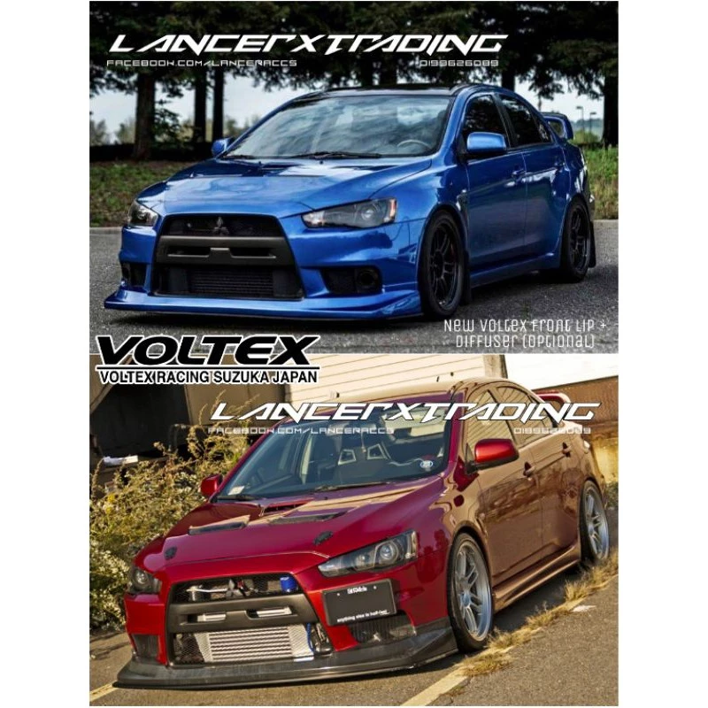 Stylish Mitsubishi Evo10 Varis Voltex Oem Front Lips Lancer Inspira
