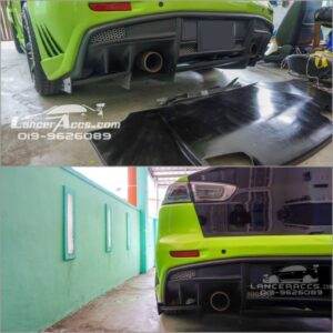 Rear Diffuser for Evo & Varis bumper fit Lancer Inspira Evo10