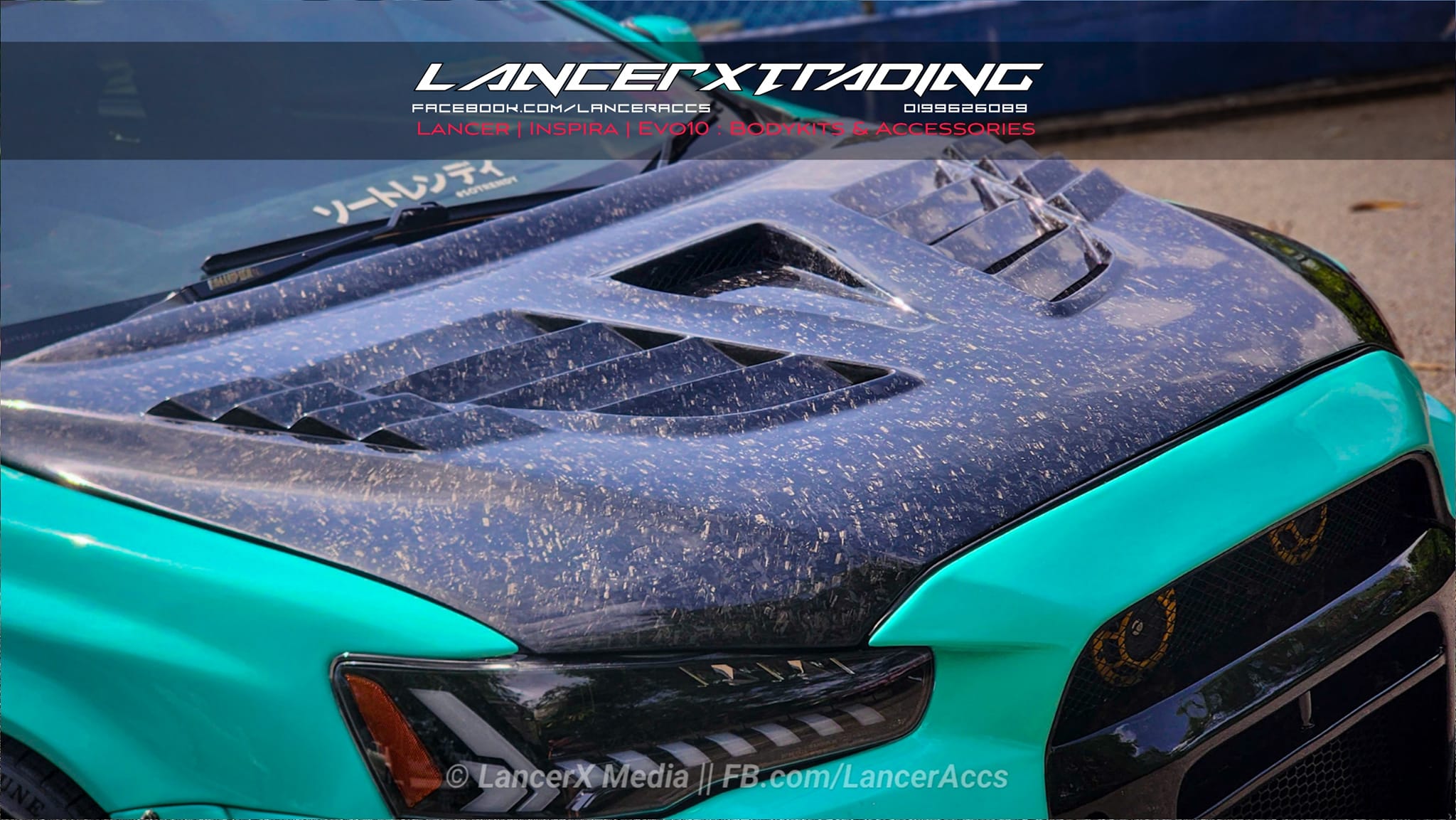 2023 DragonScale Fully LED Headlamp for Mitsubishi Lancer Proton Inspira Evo10